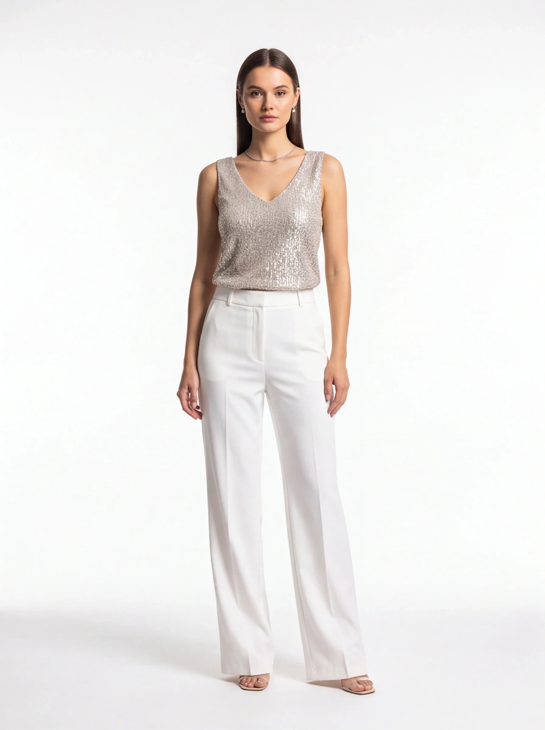 Elegant Shimmering Sequin Top with Comfortable Fit and Stylish Design