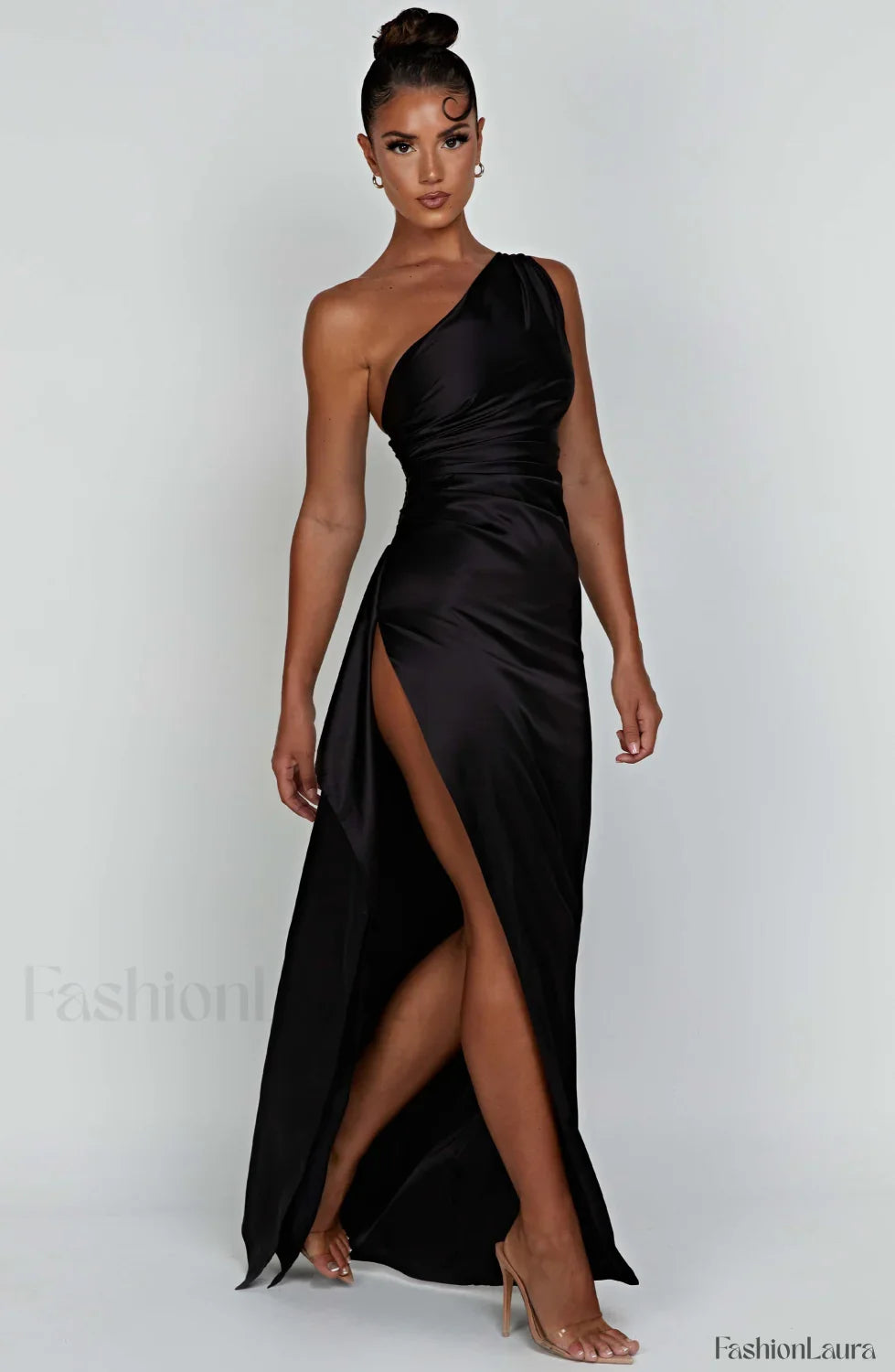 Ariel Maxi Graceful Dress - Black