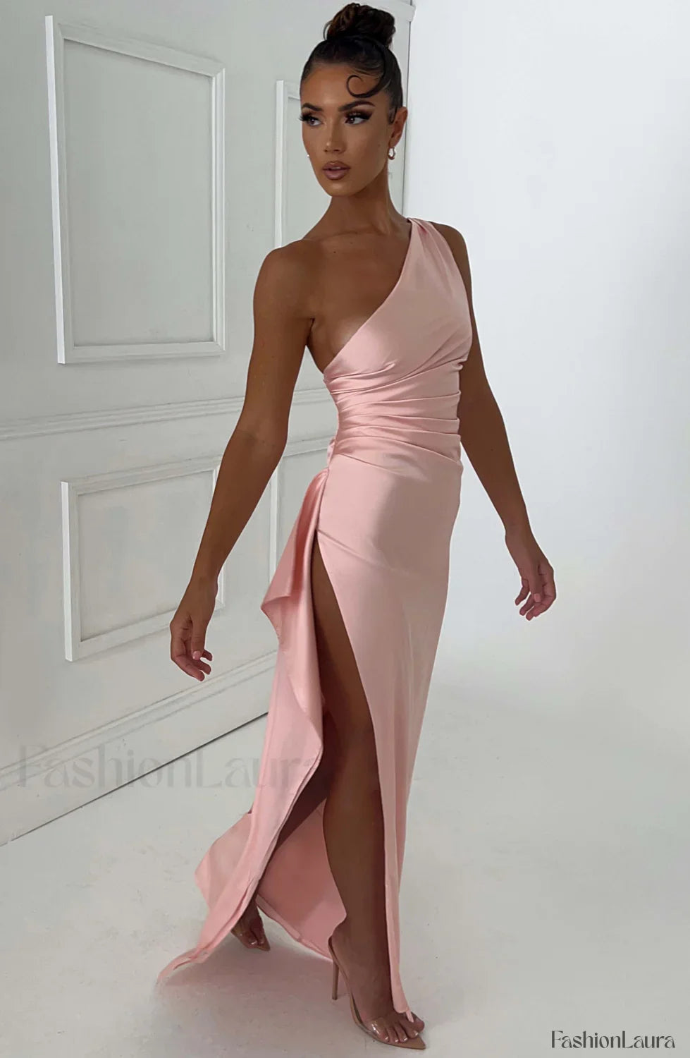 Ariel Maxi Graceful Dress - Blush