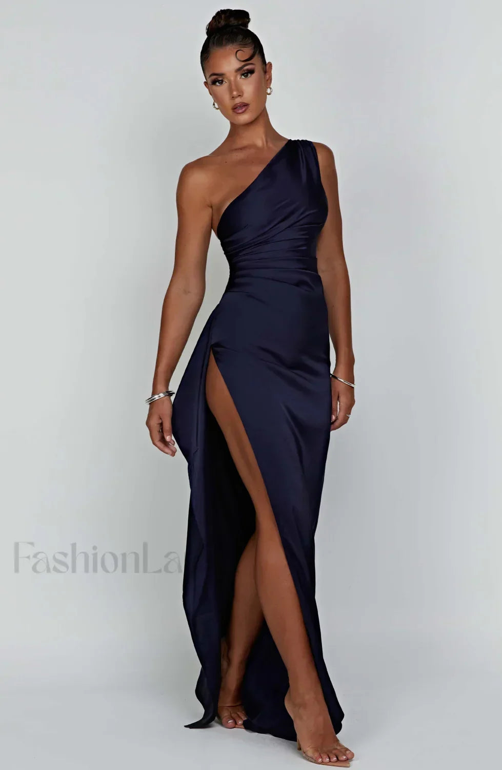 Ariel Maxi Graceful Dress Navy XS Dress