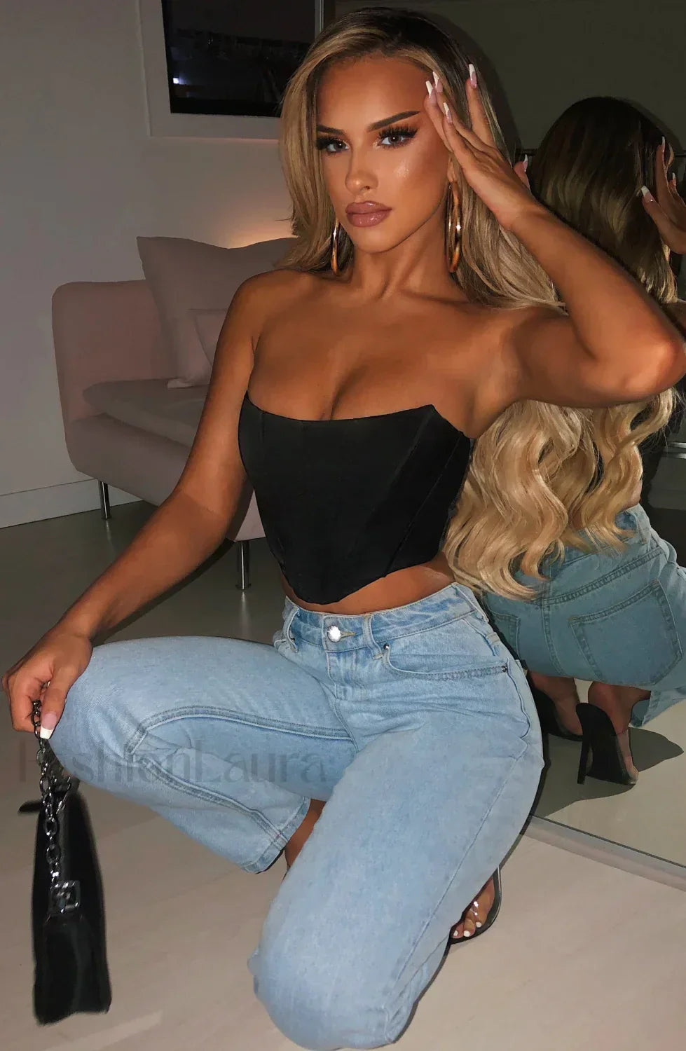 Arielle Corset Graceful Black XS Tops