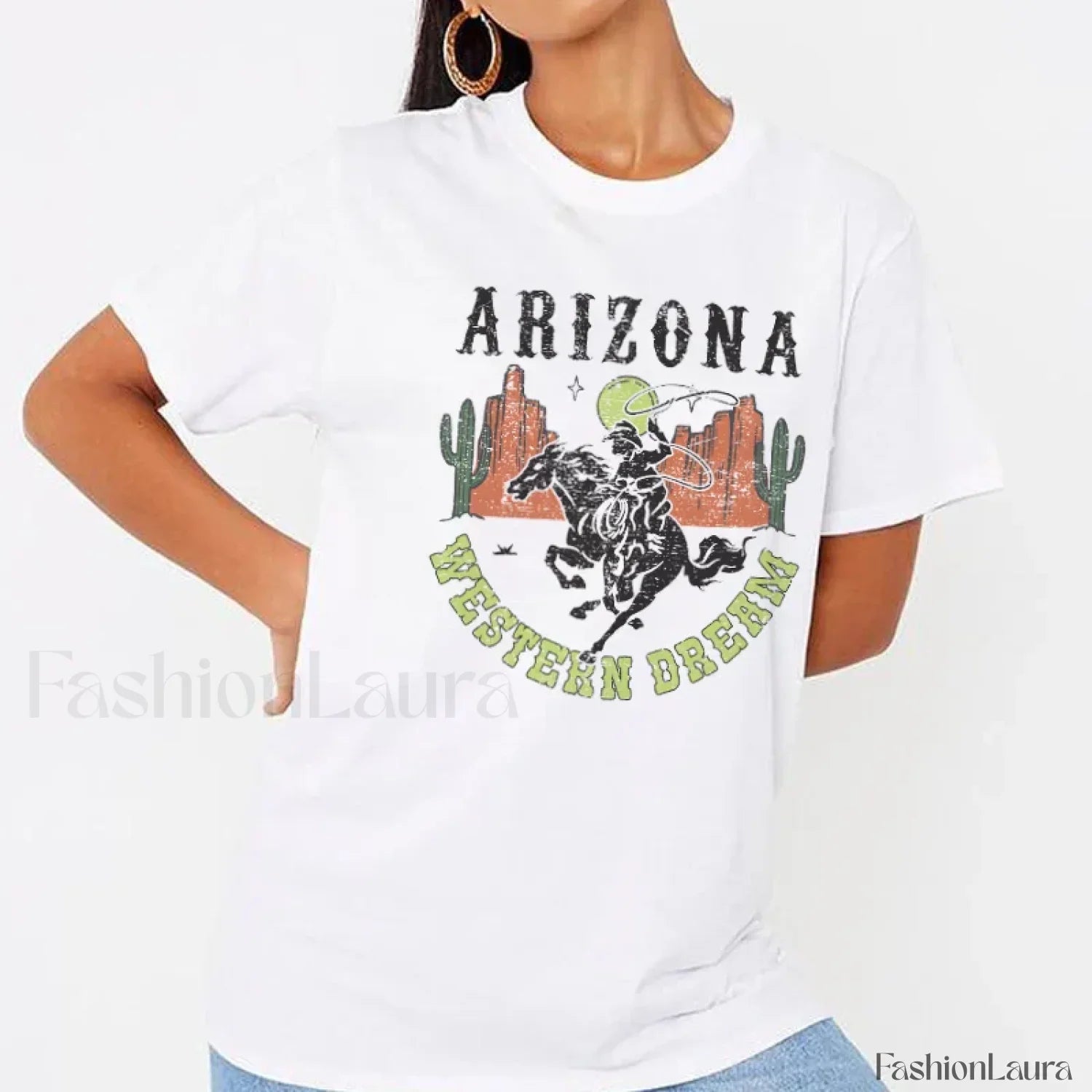 Arizona Cowboy Desert Cactus Western T-Shirt