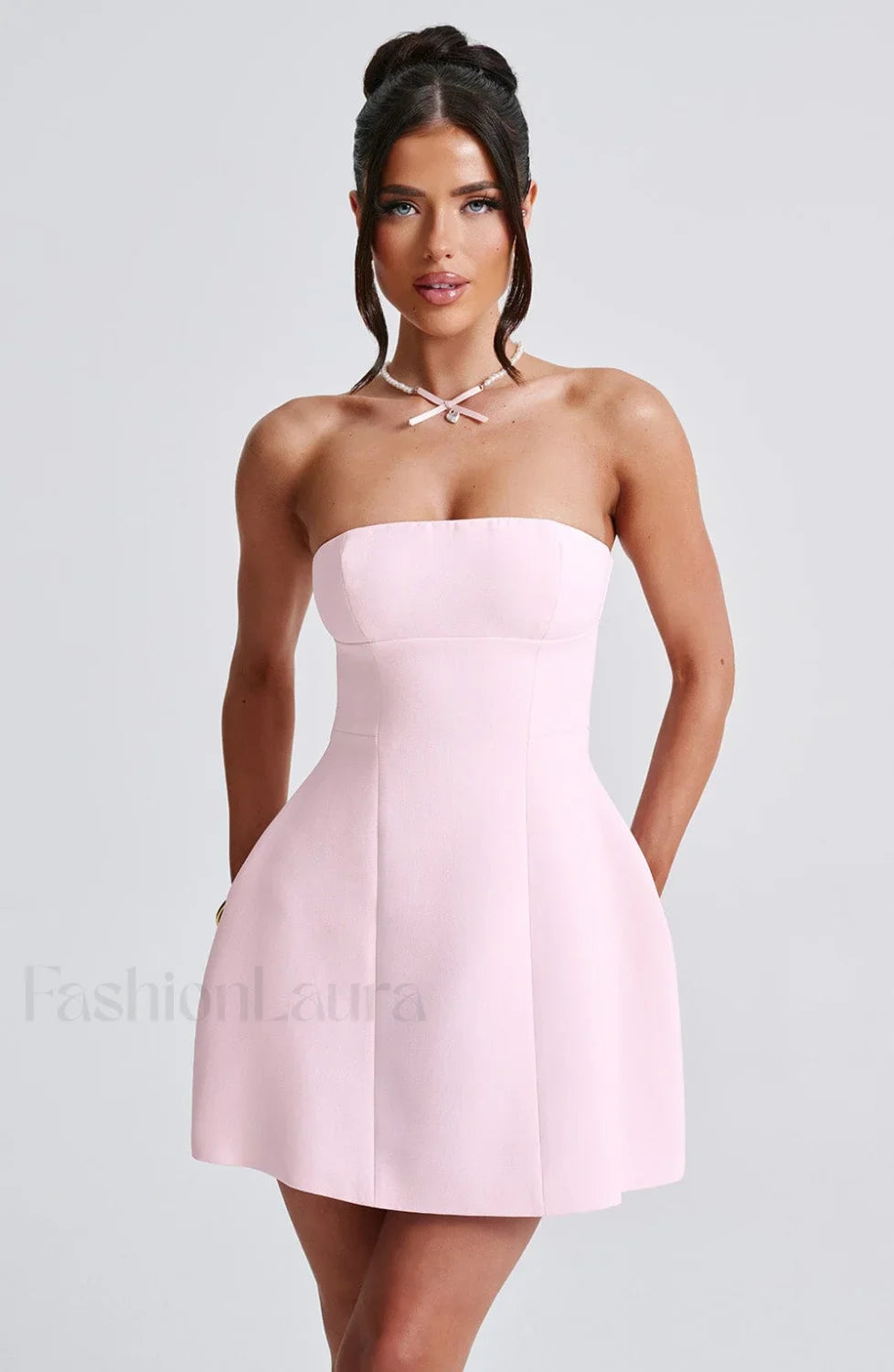 Asha Mini Graceful Dress - Blush