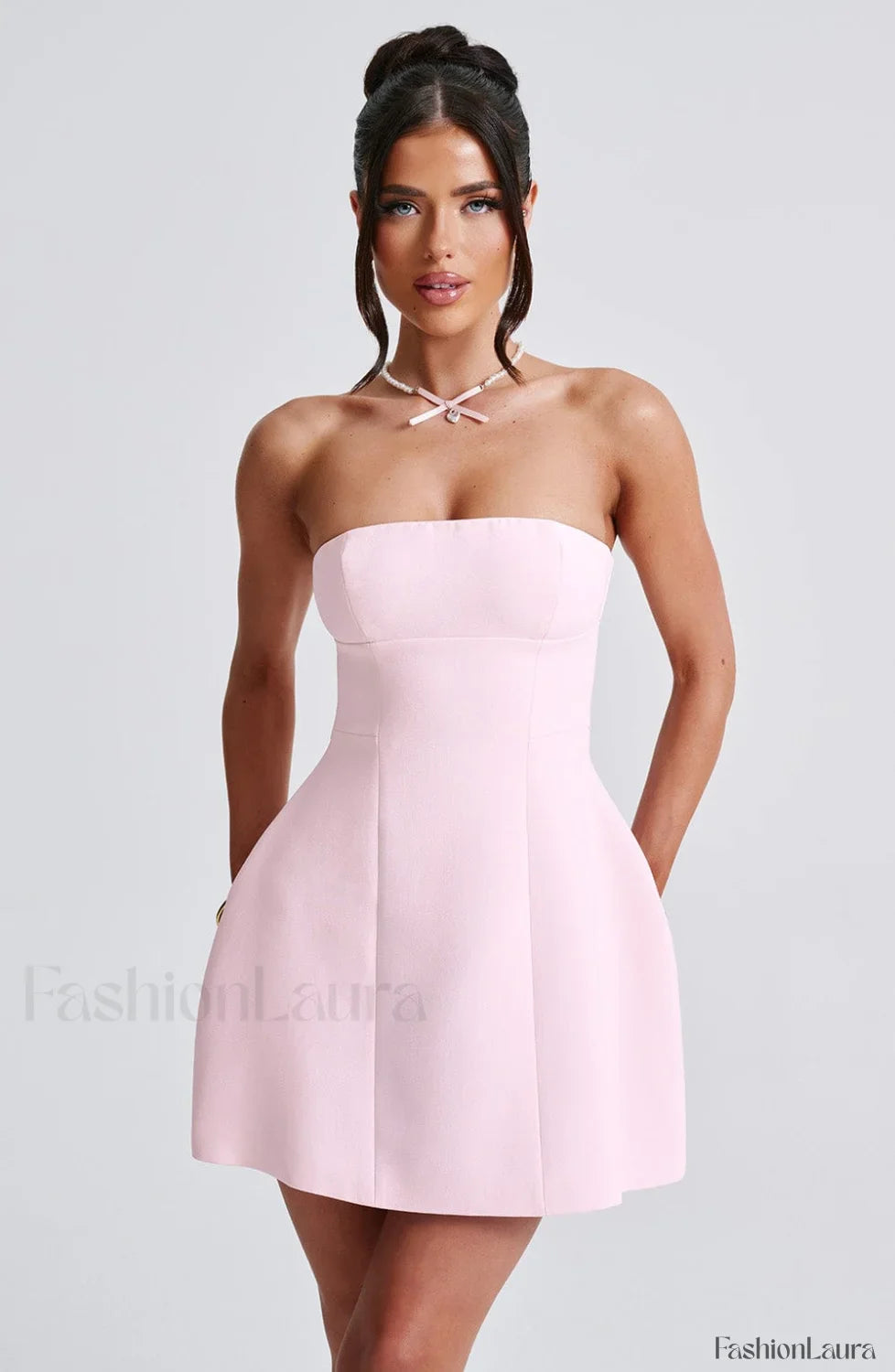 Asha Mini Graceful Dress - Blush