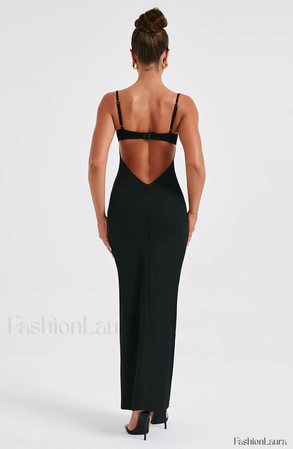 Asteria Maxi Graceful Dress - Black