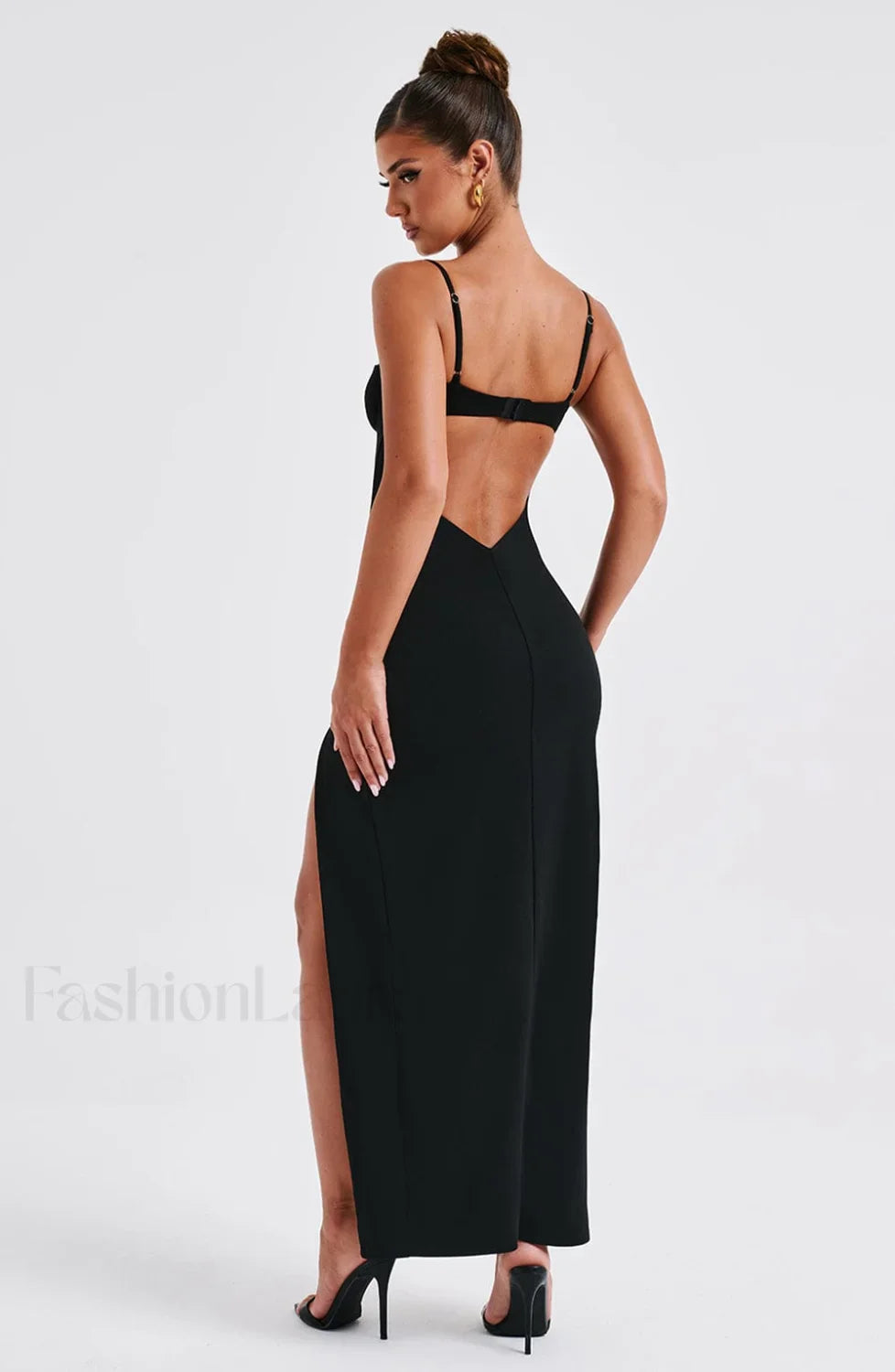 Asteria Maxi Graceful Dress - Black