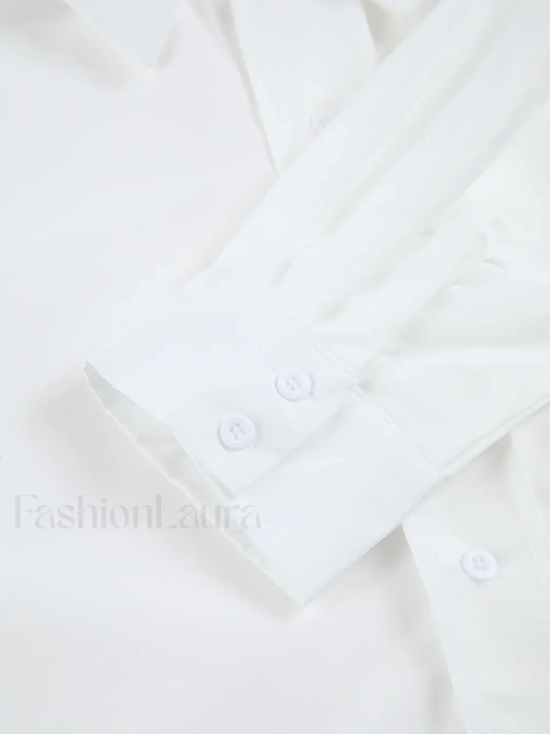 Asymmetrical Pocket Button Trendy Collar Crop Shirt