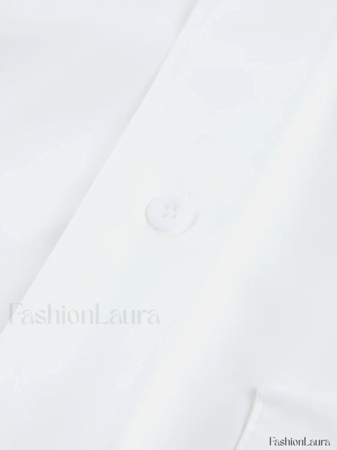 Asymmetrical Pocket Button Trendy Collar Crop Shirt