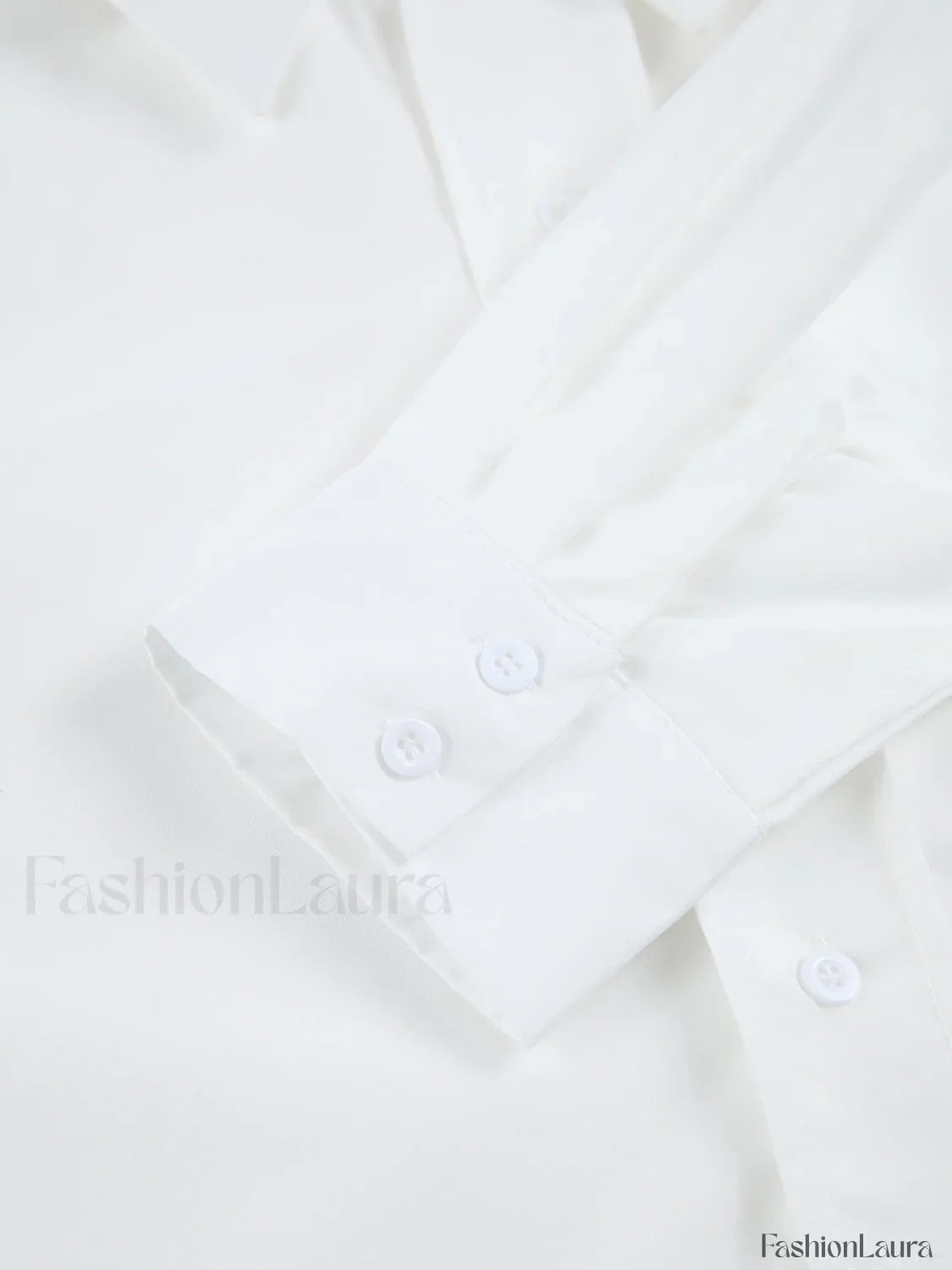 Asymmetrical Pocket Button Trendy Collar Crop Shirt