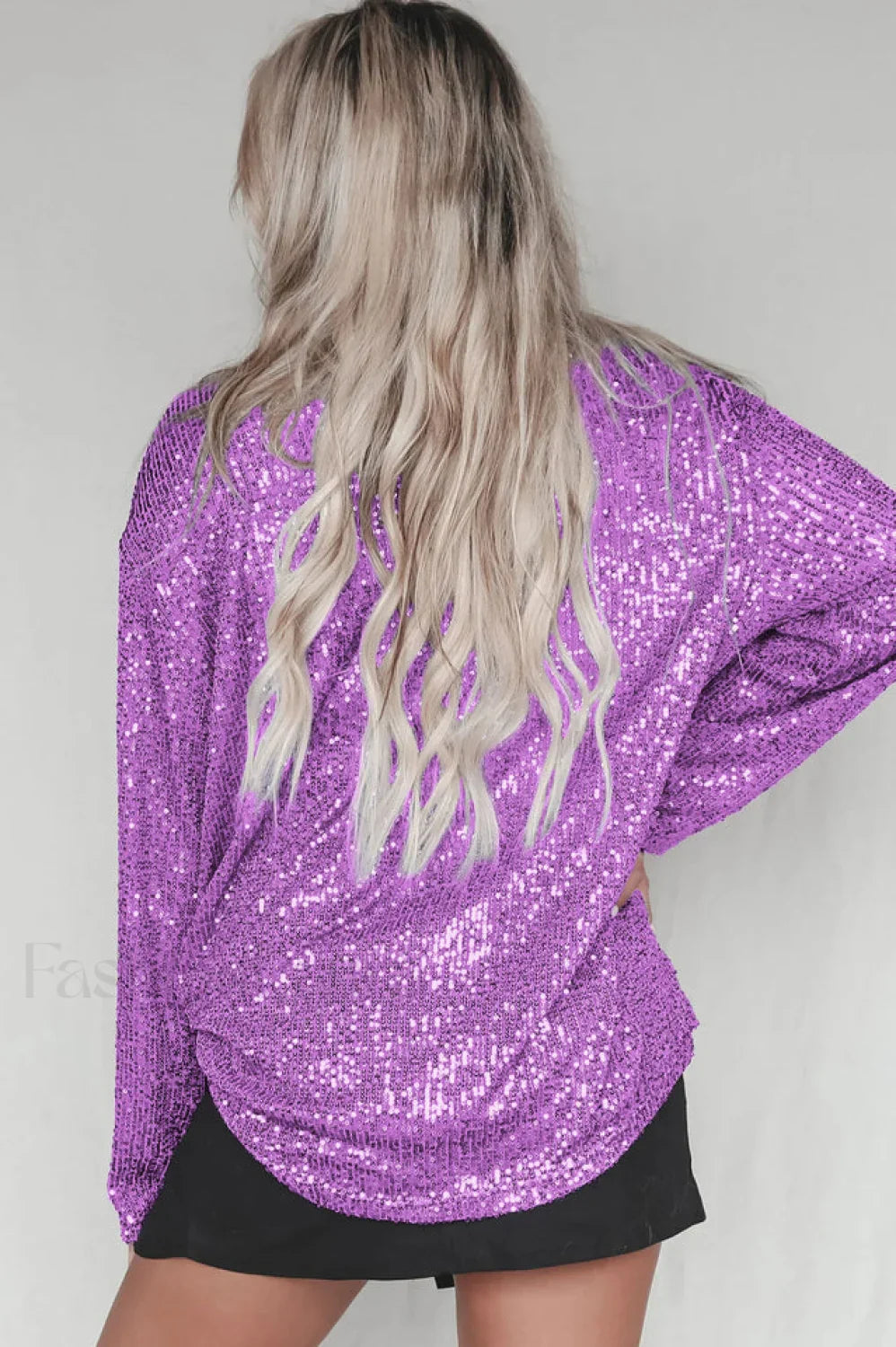 Attention Seeker Stylish Sequin Top