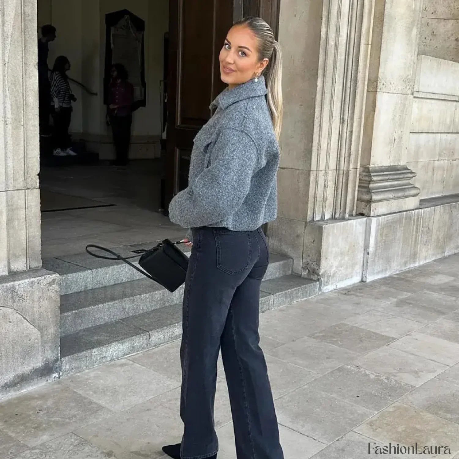 Autumn Winter Cropped Overcoat