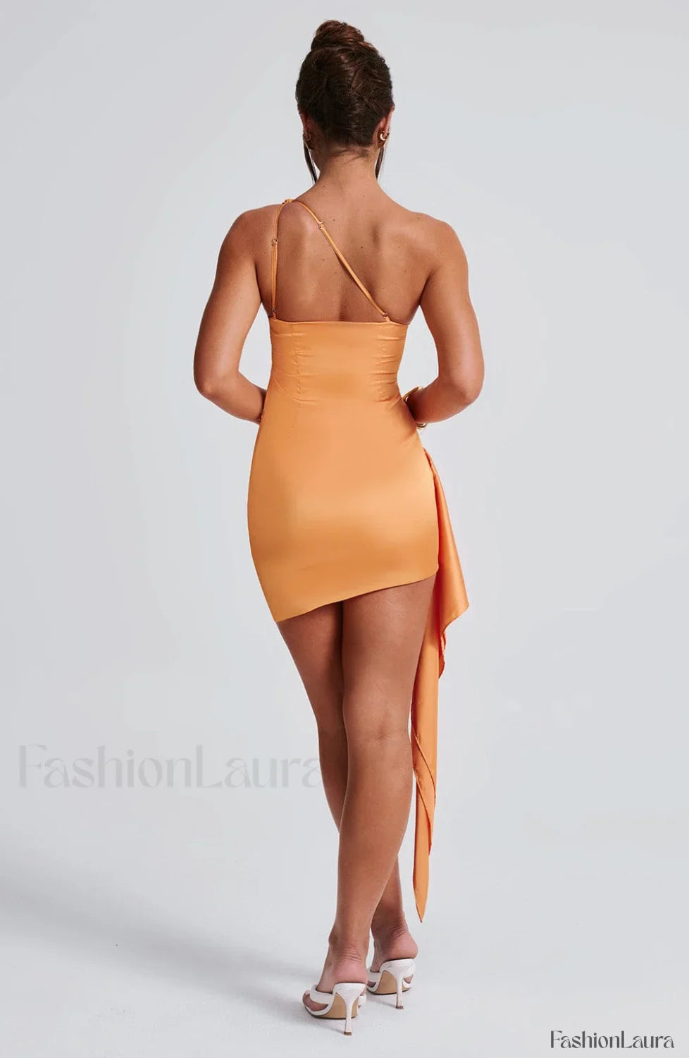 Avery Mini Graceful Dress - Tangerine