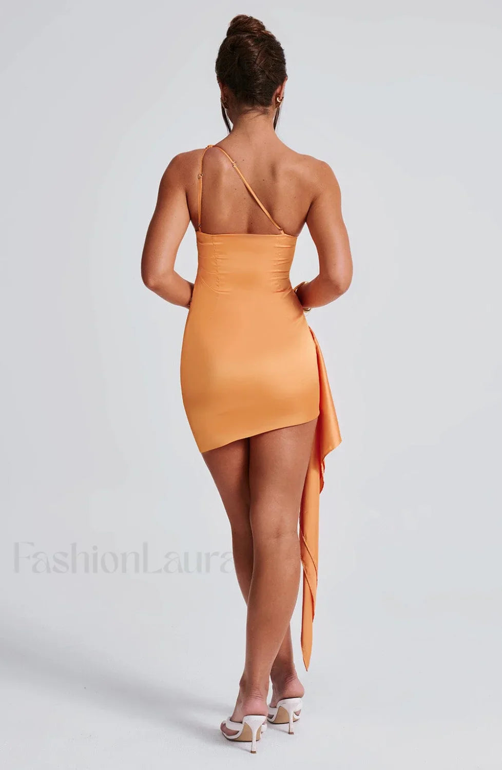 Avery Mini Graceful Dress - Tangerine