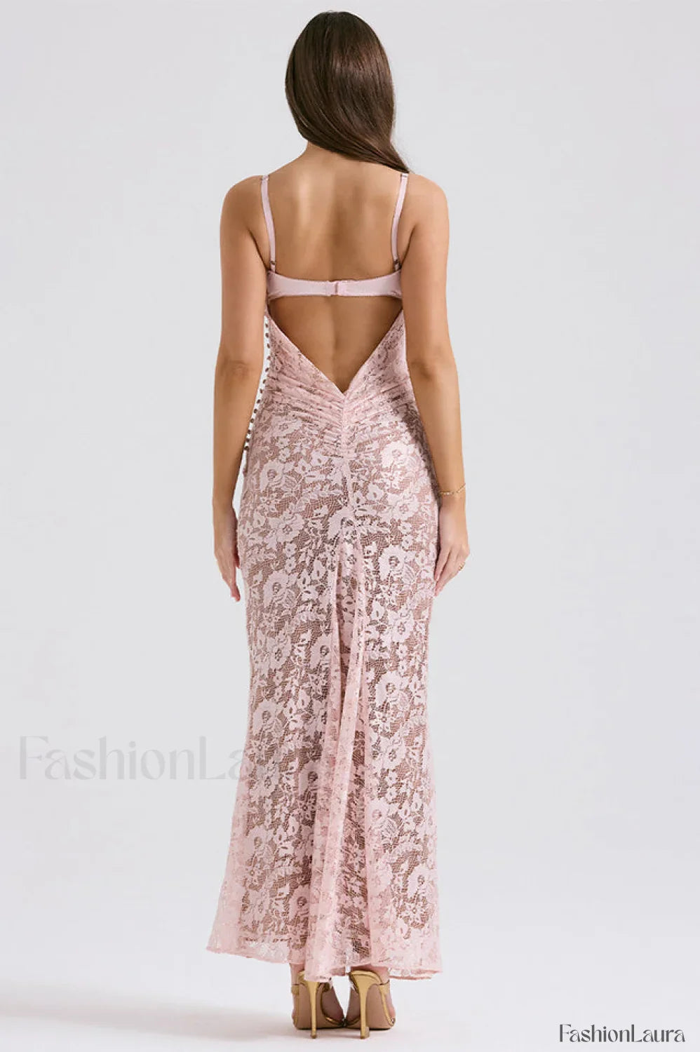 Azzurra Ice Stylish Blue Lace Dress