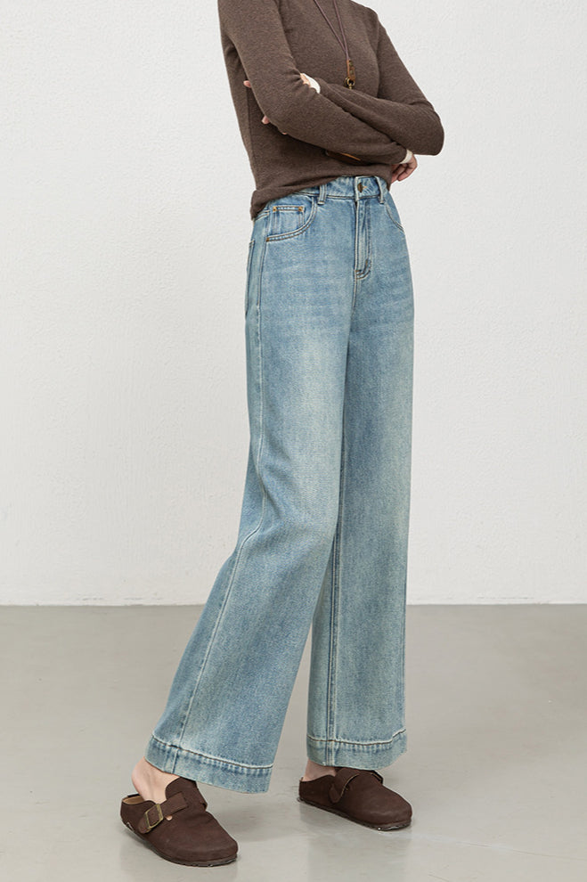 Embroidered Denim Jeans