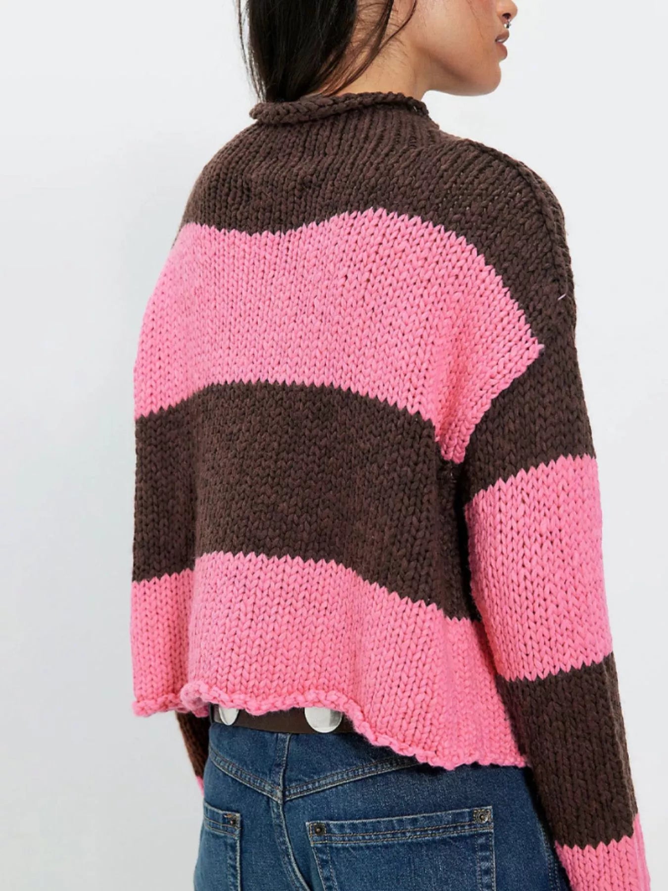 Chunky Knit Striped Sweater
