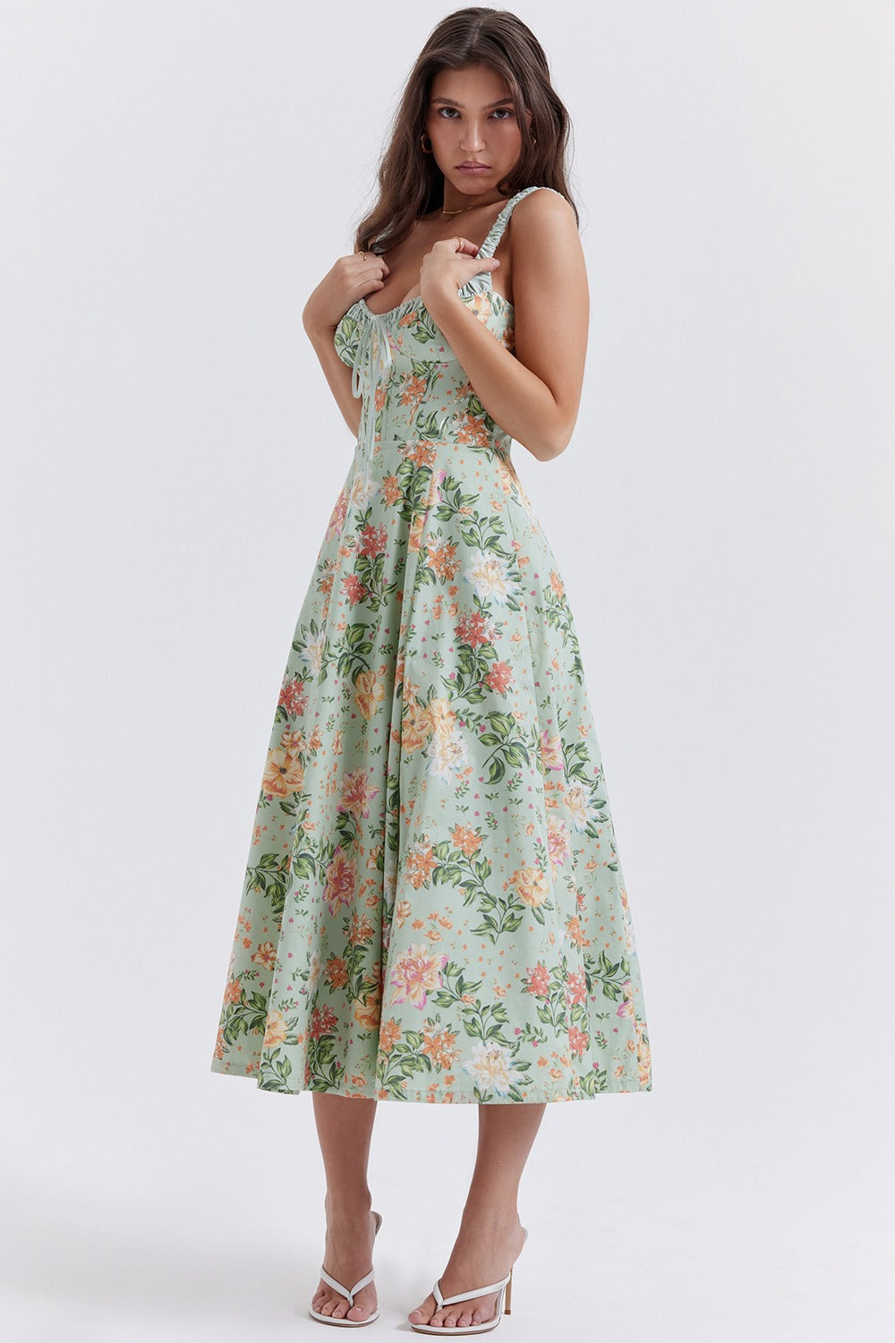 Patchwork Floral Dress