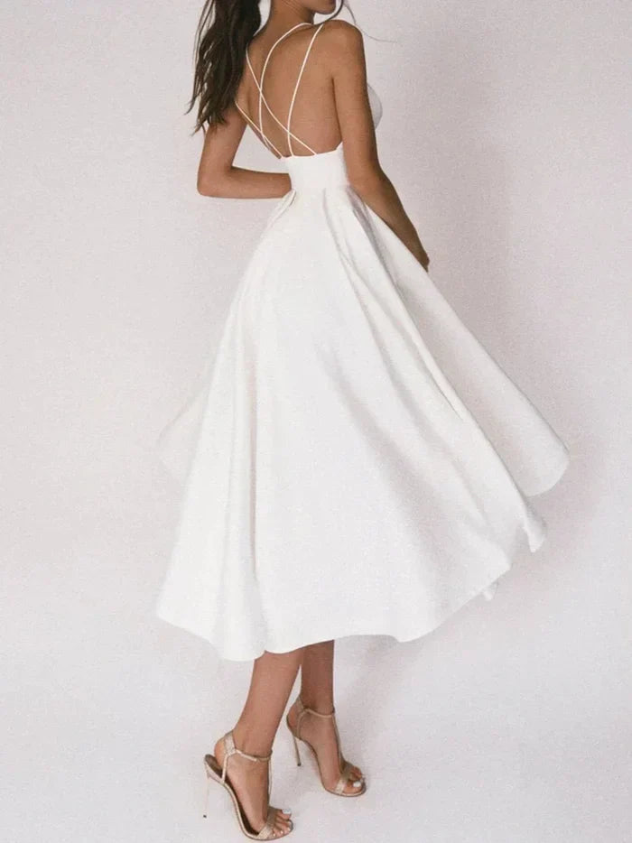 Yolanda V Neck Dress Dress with Relaxed Fit and Comfort Fit Design