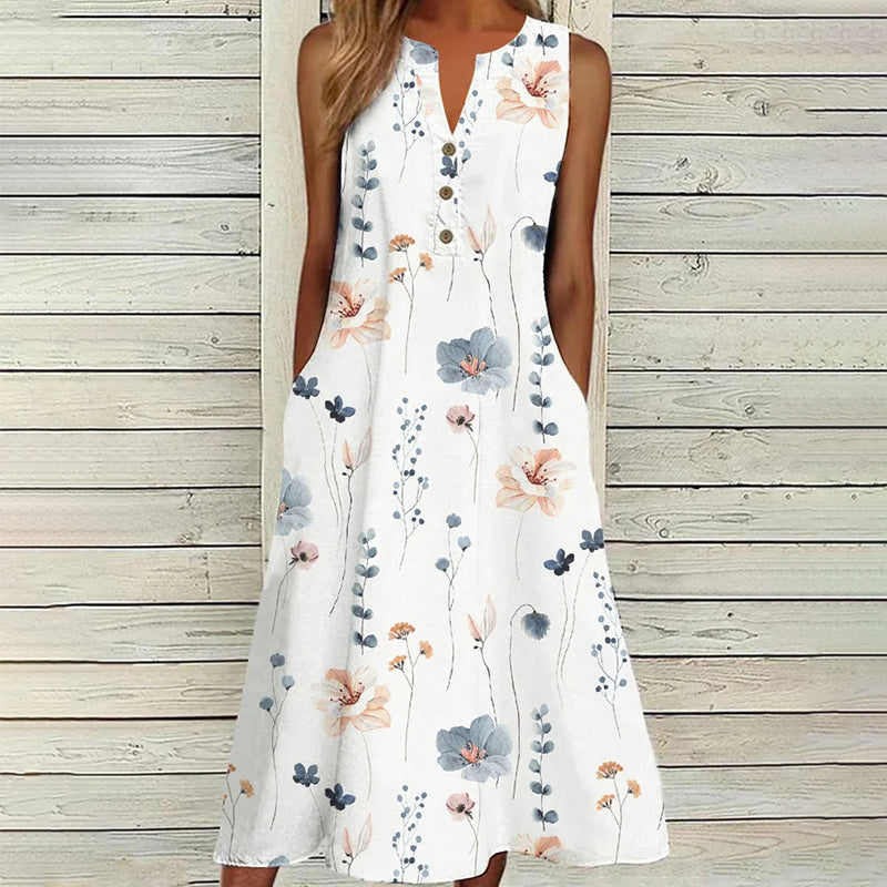 Daniela Aesthetic Casual Vest Dress Boutique Collection
