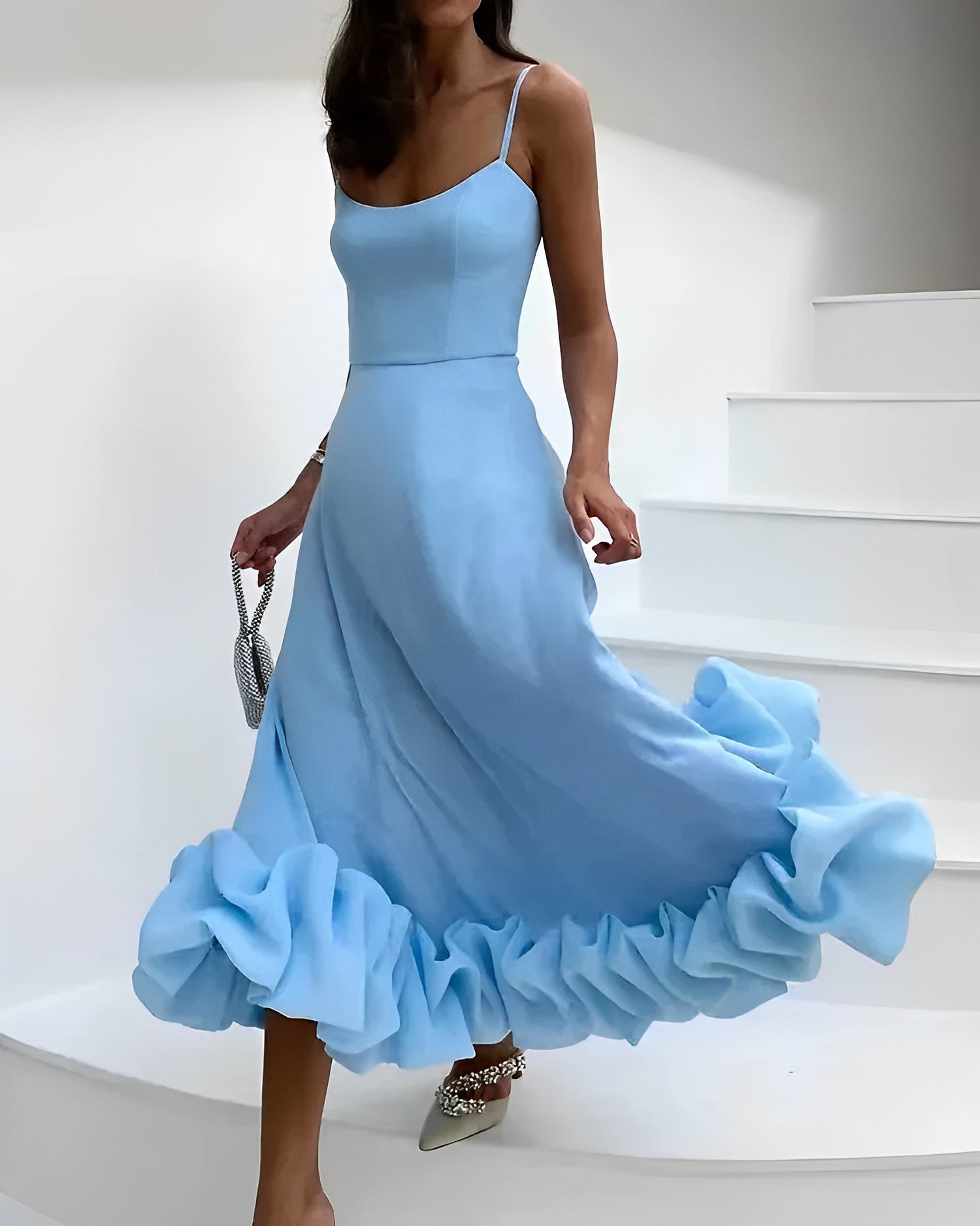 Morgan Fashionable and Effortless Dress for Women Brunch Outfit Idea