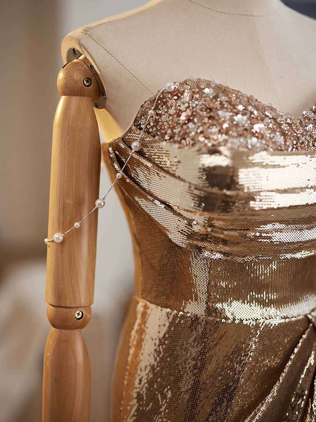 Gorgeous Sequins Mermaid Evening Dress Formal Prom Party Gown cc1762