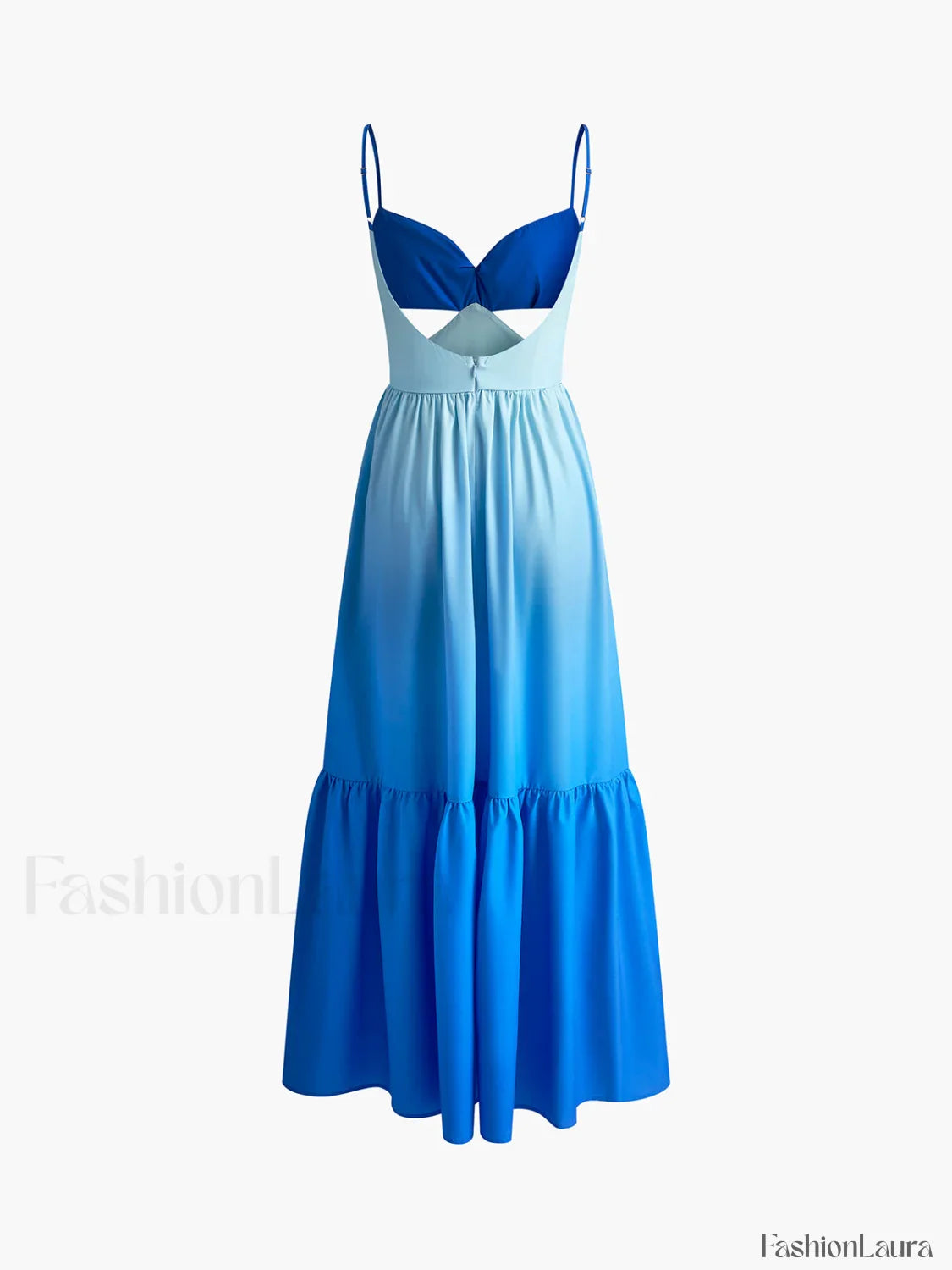 Backless Cutout Cami Long Dress