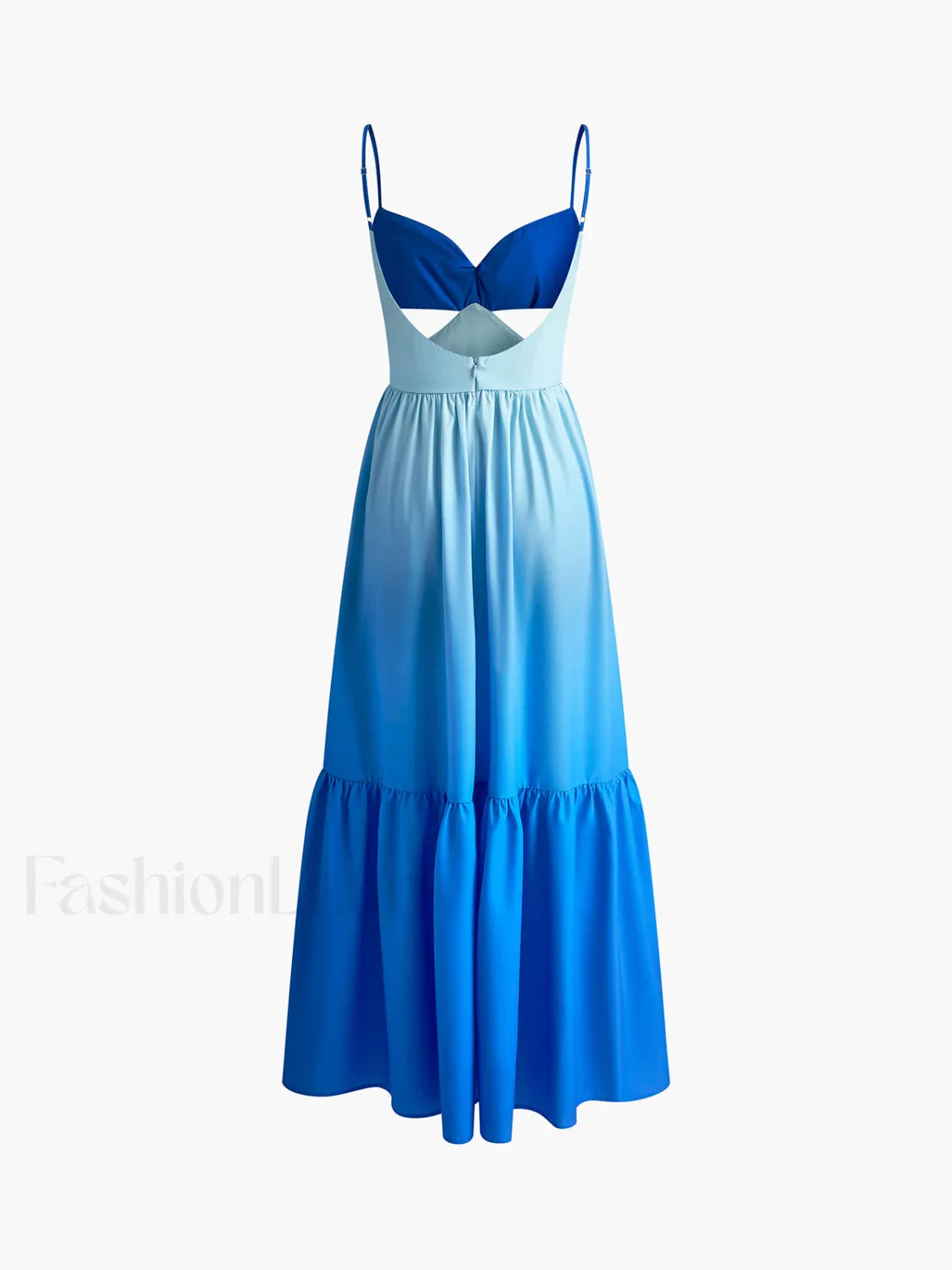 Backless Cutout Cami Long Dress