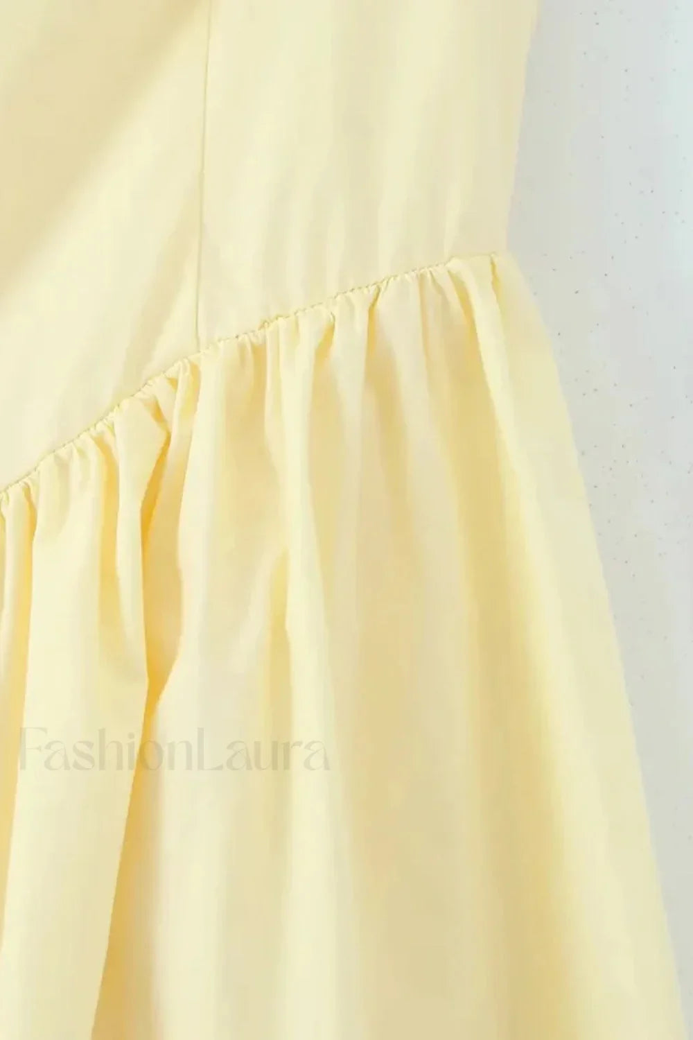 Ballet Style A-Line Fluffy Neck Mini Dress