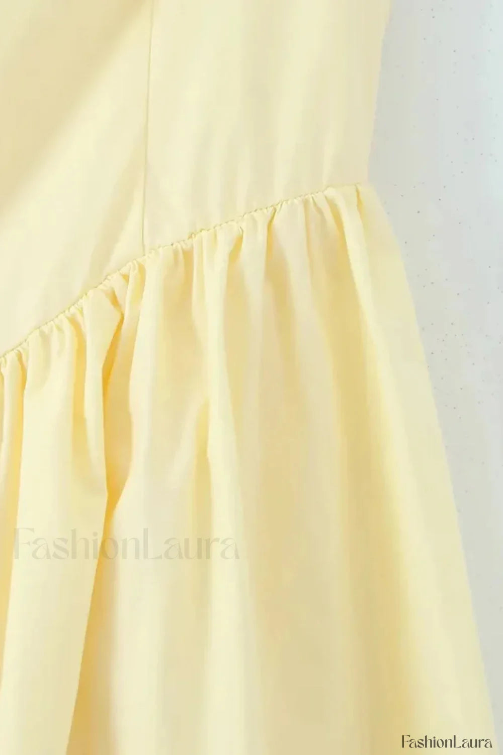 Ballet Style A-Line Fluffy Neck Mini Dress