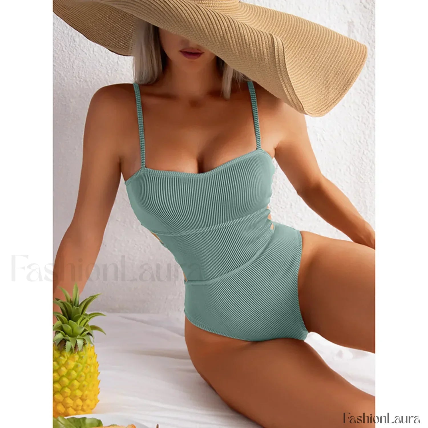 Bandage Backless Push Up One Piece