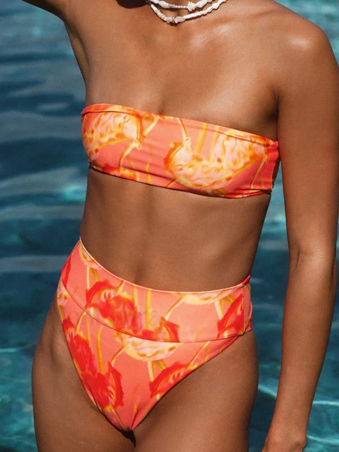 Bandeau Off Shoulder Bikini Set