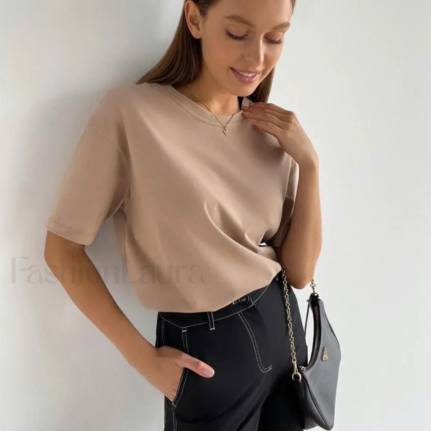 Basic Cotton Loose T-Shirt