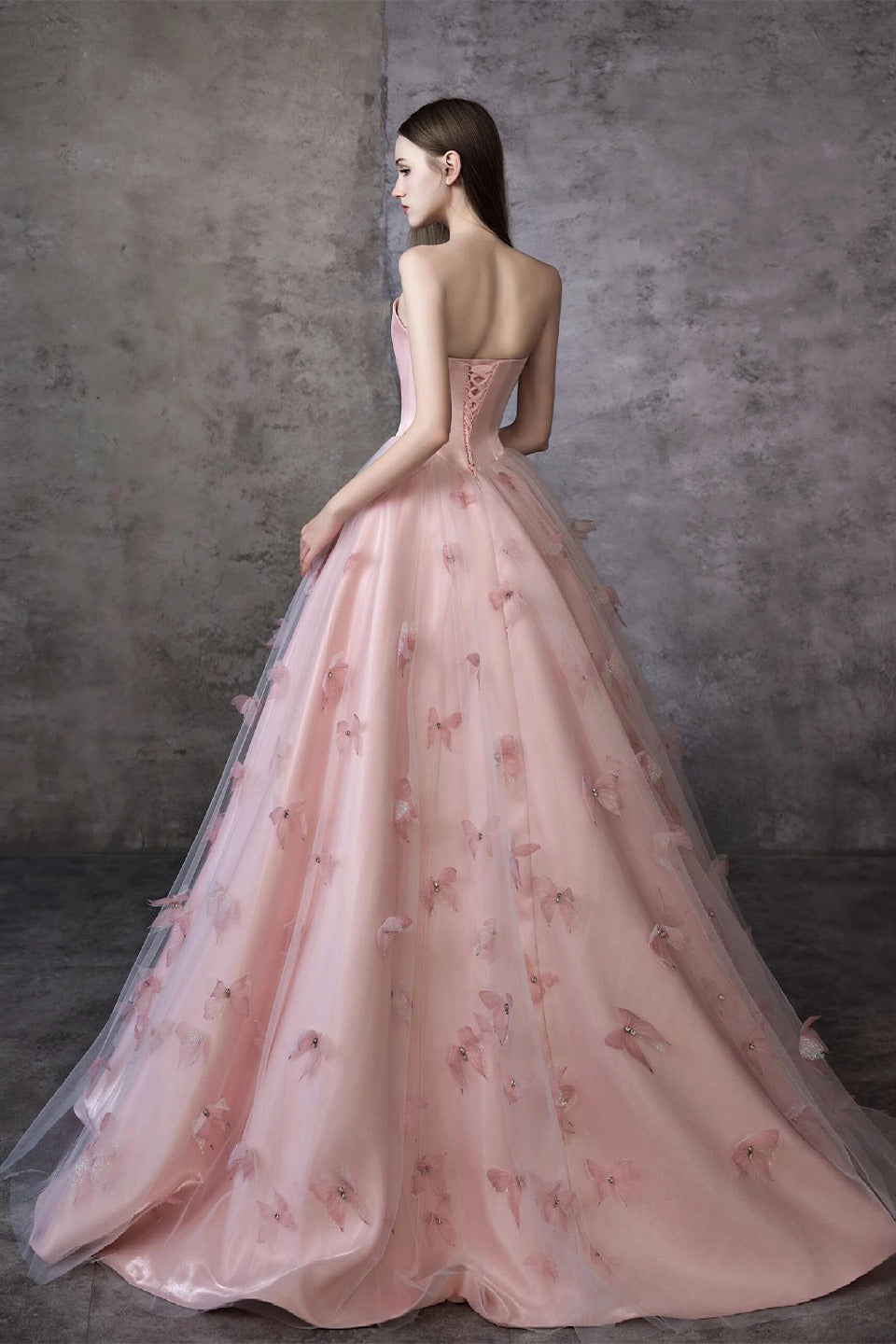 Chiffon Sweetheart Neckline Prom Dress