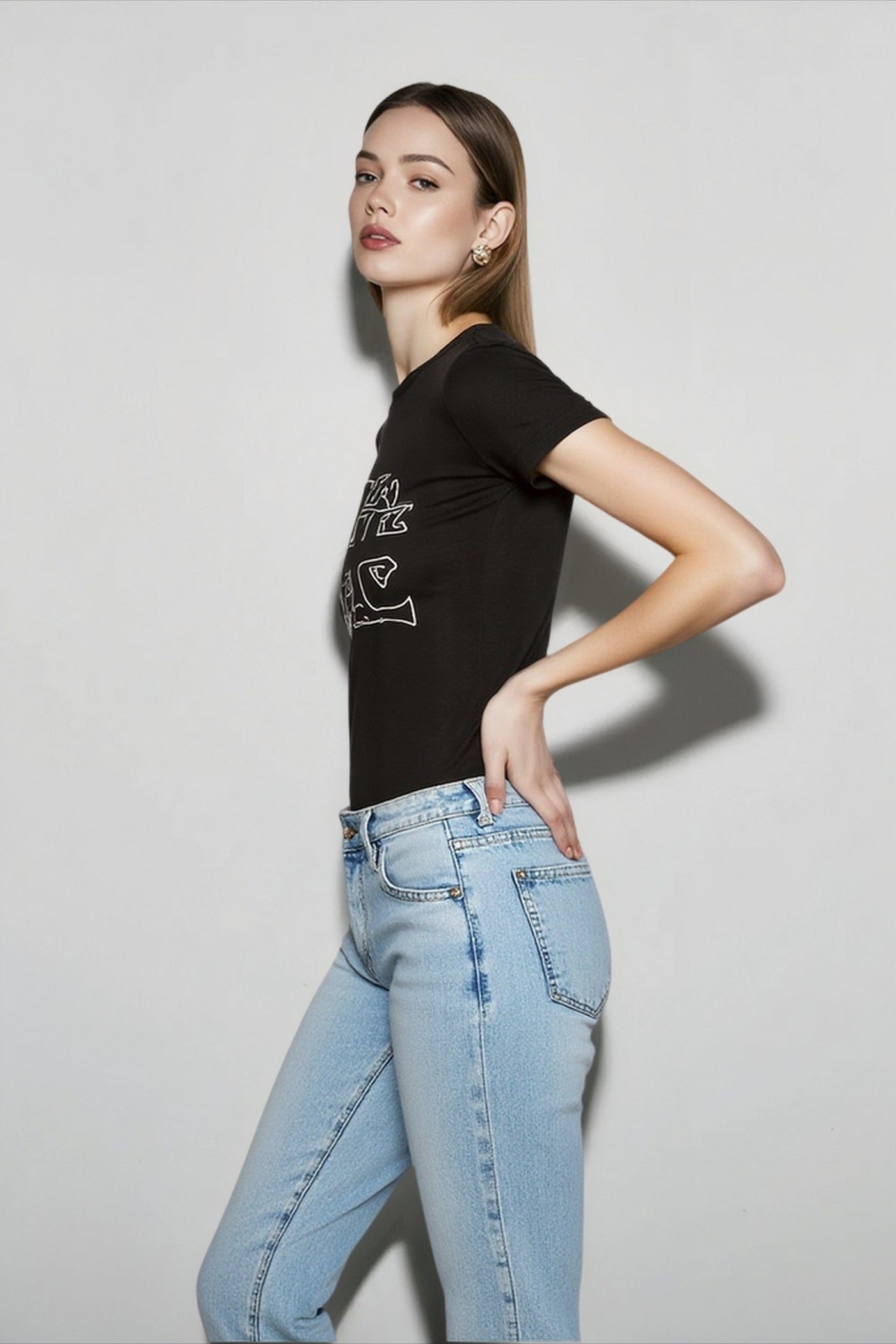 Vintage Fitted Solid T-shirts