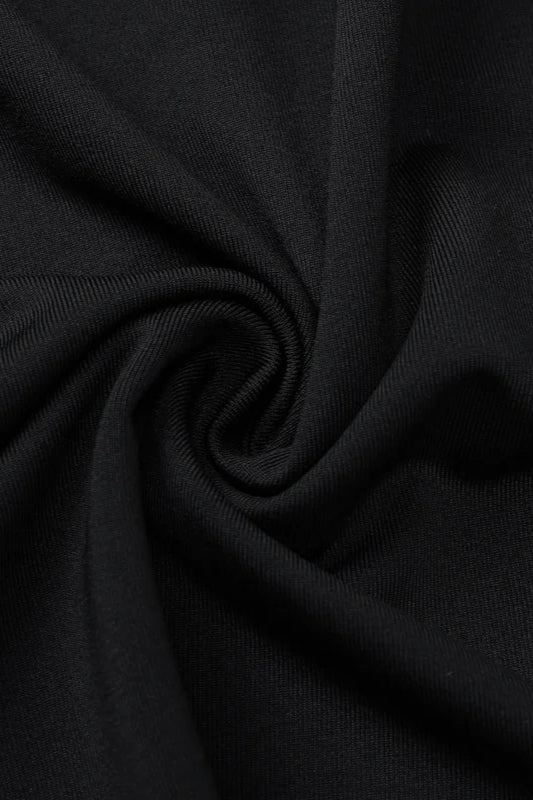 Ruched Mesh Sheer Black Sexy Bodycon Maxi Dress 8