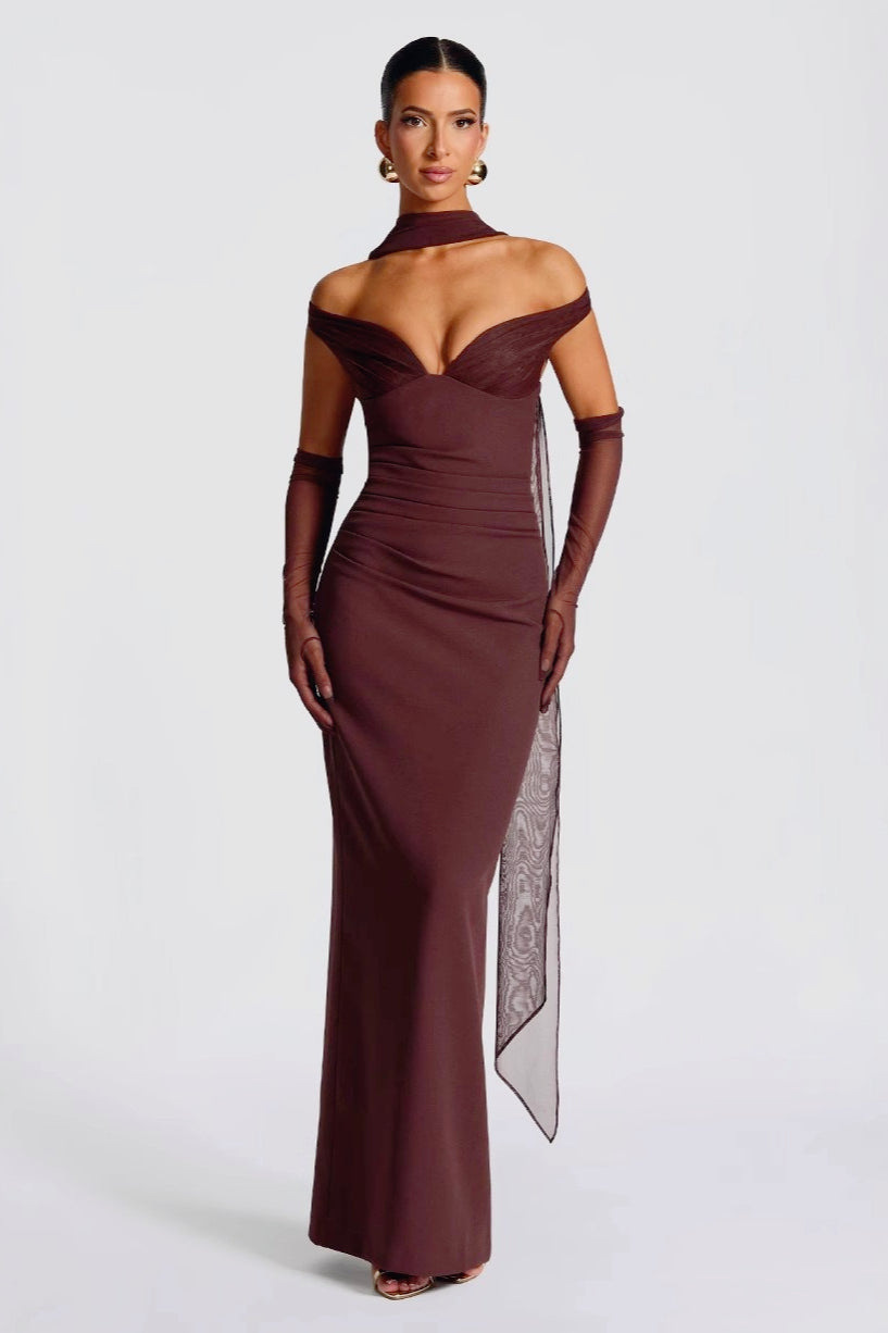 Stretch OffShoulder Bodycon Birthday Dress