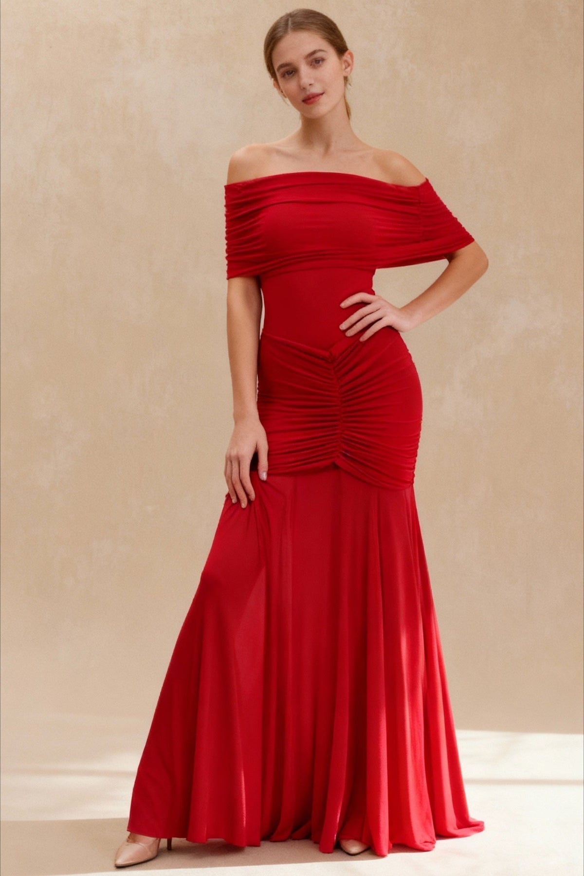 Mesh Panel Strapless Bodycon Party Dress - View 3