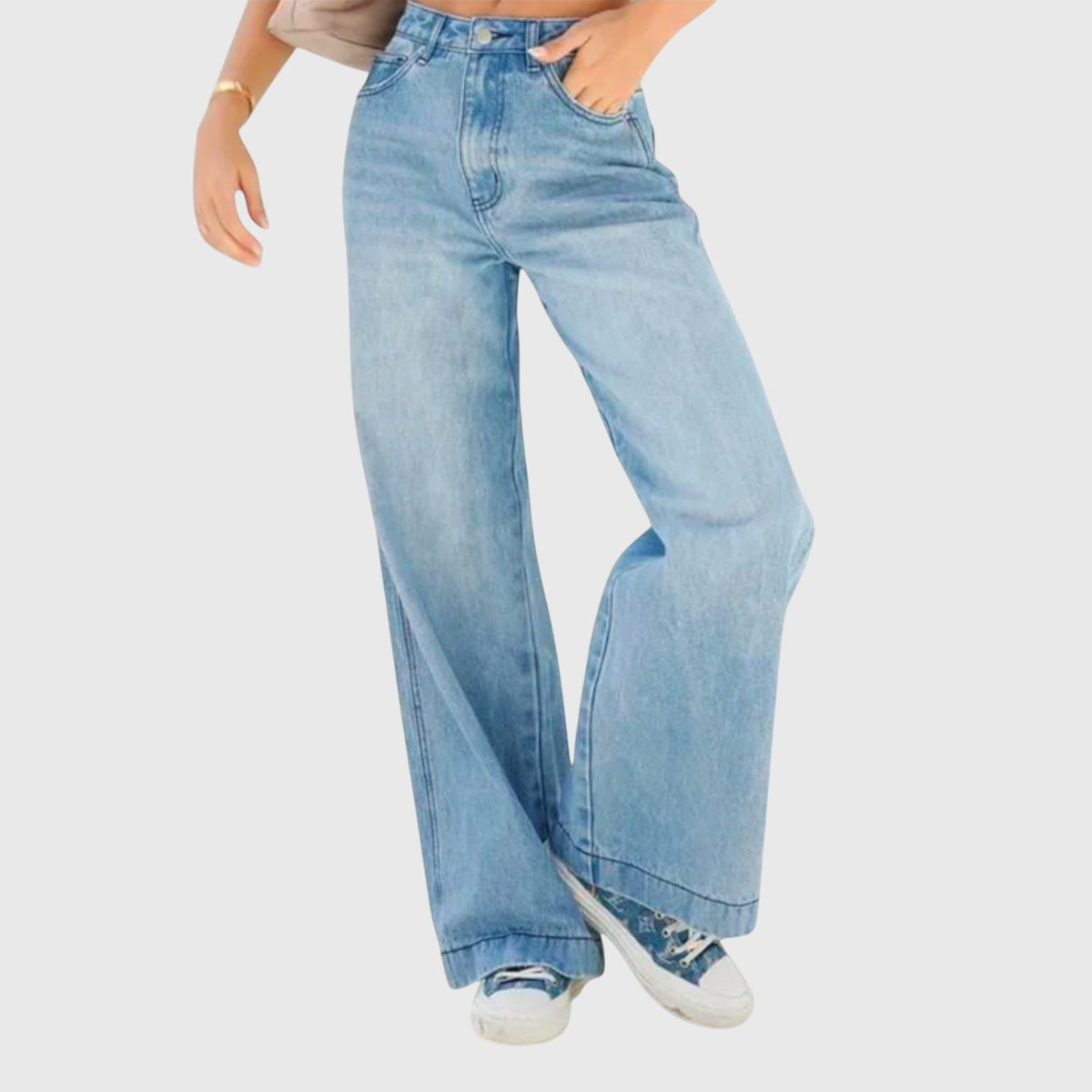 High Waist Wide Leg Jeans