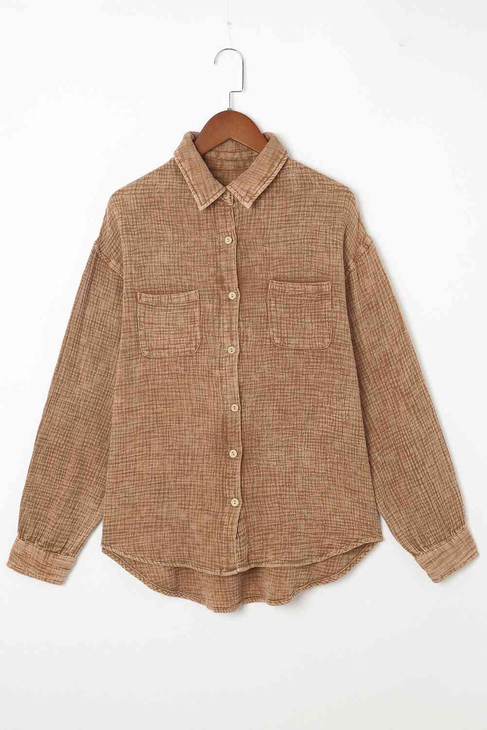 Blouse Textured With Buttons