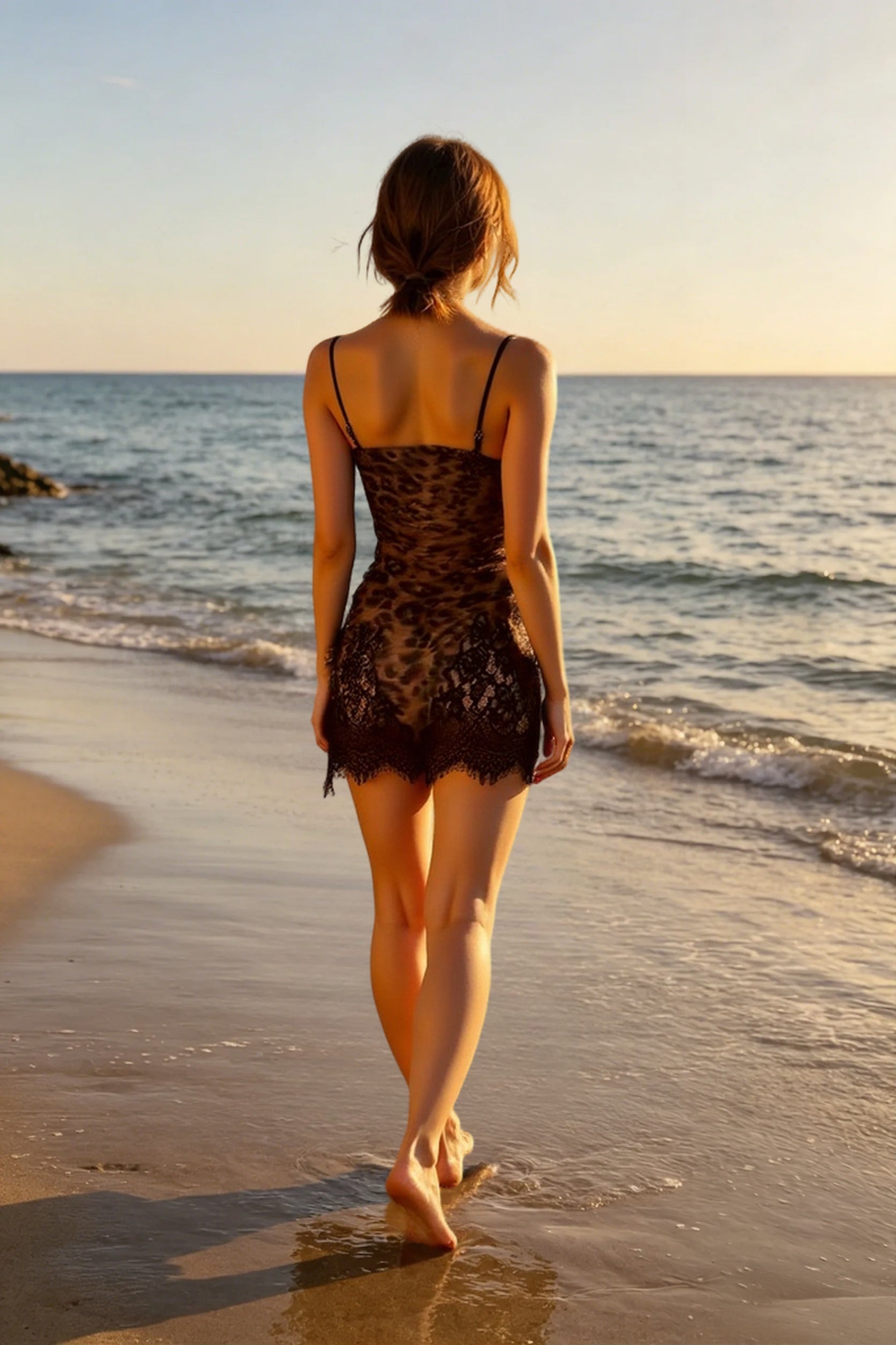 Backless Lace Dress
