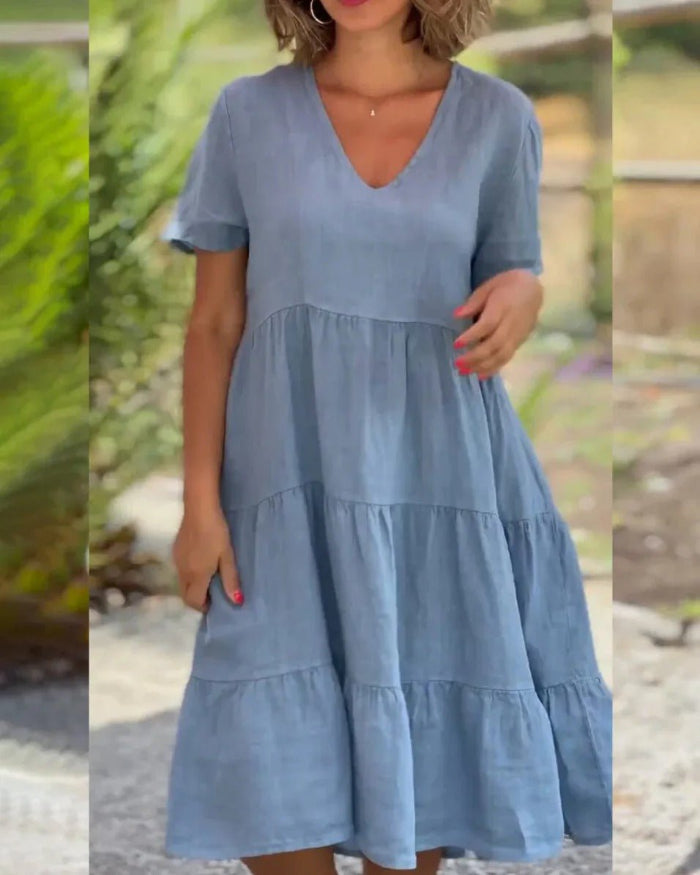 Premium Ana Midi Dress for Summer Elevated Occasion Wear