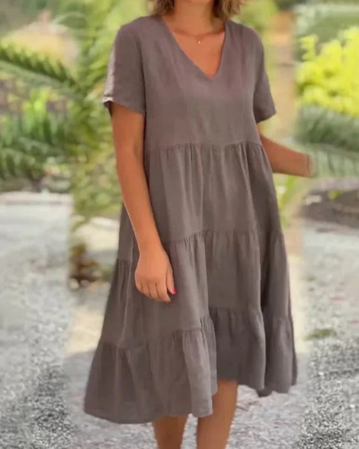 Premium Ana Midi Dress for Summer Elevated Occasion Wear
