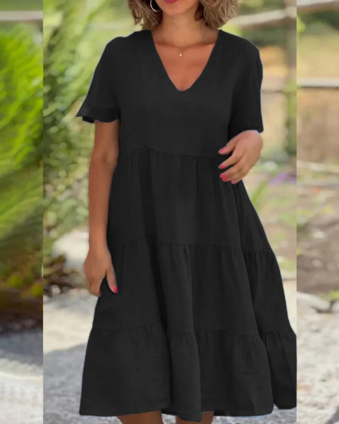 Premium Ana Midi Dress for Summer Elevated Occasion Wear
