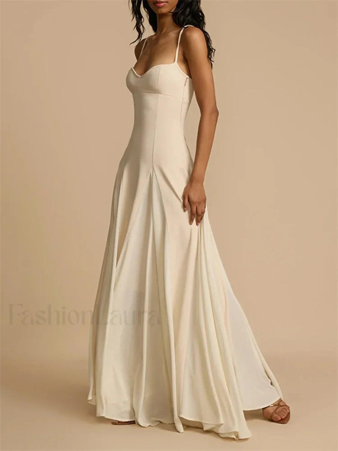 Big Swing Solid Cami Maxi Dress