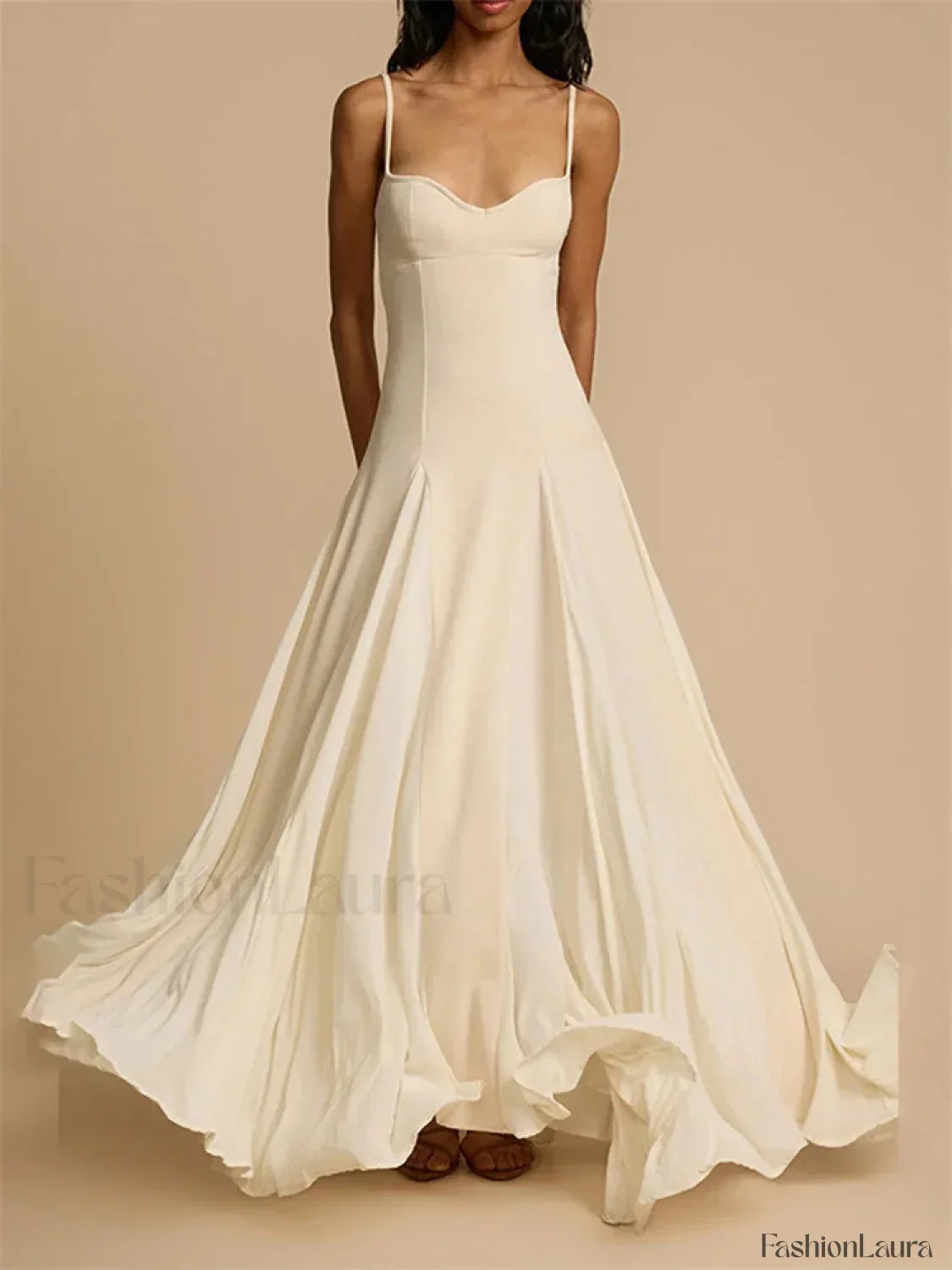 Big Swing Solid Cami Maxi Dress