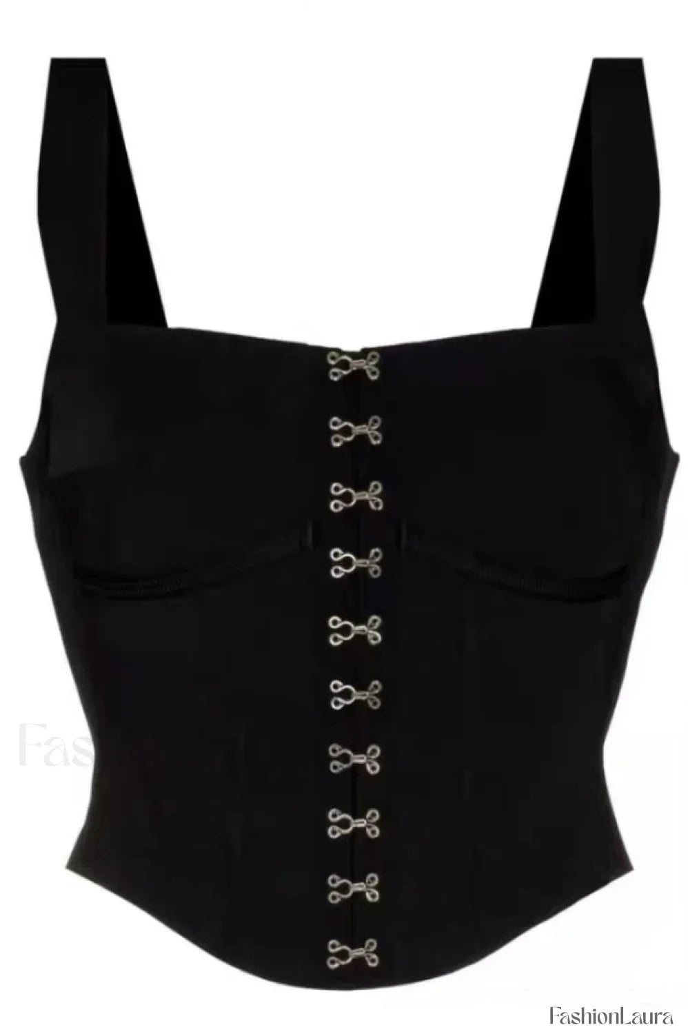 Black Lara Stylish Corset Top