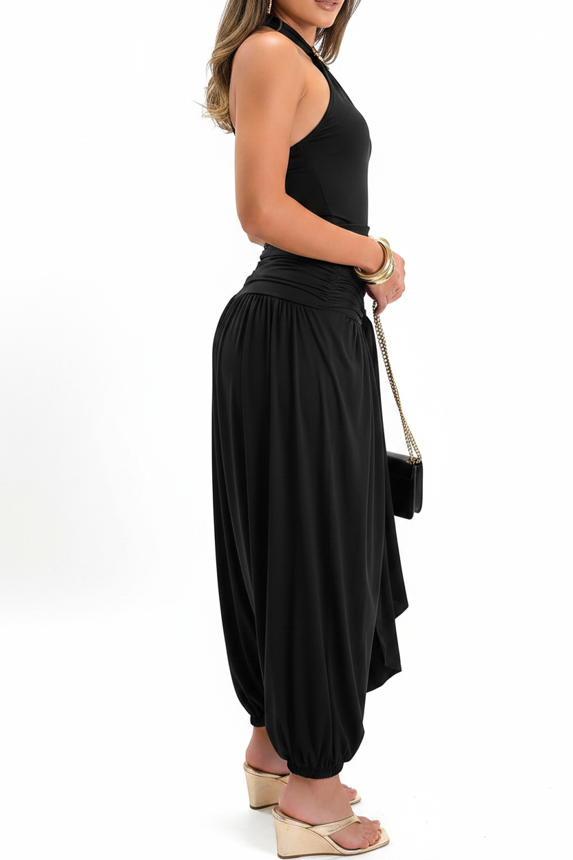 Elegant Halter Jumpsuit for Women | Comfortable Fit & Versatile Style