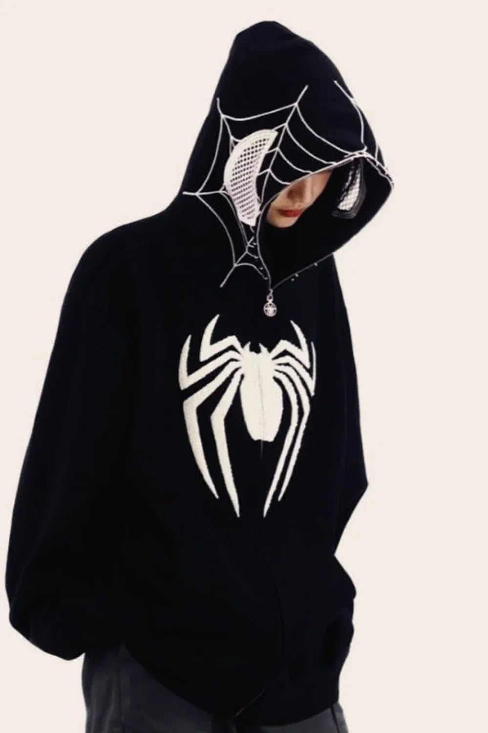 Black Spider Graphic Hoodie
