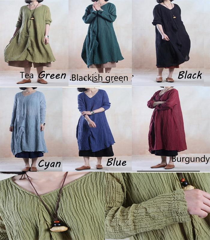 black linen caftan spring maxi dress casual gown holiday dress