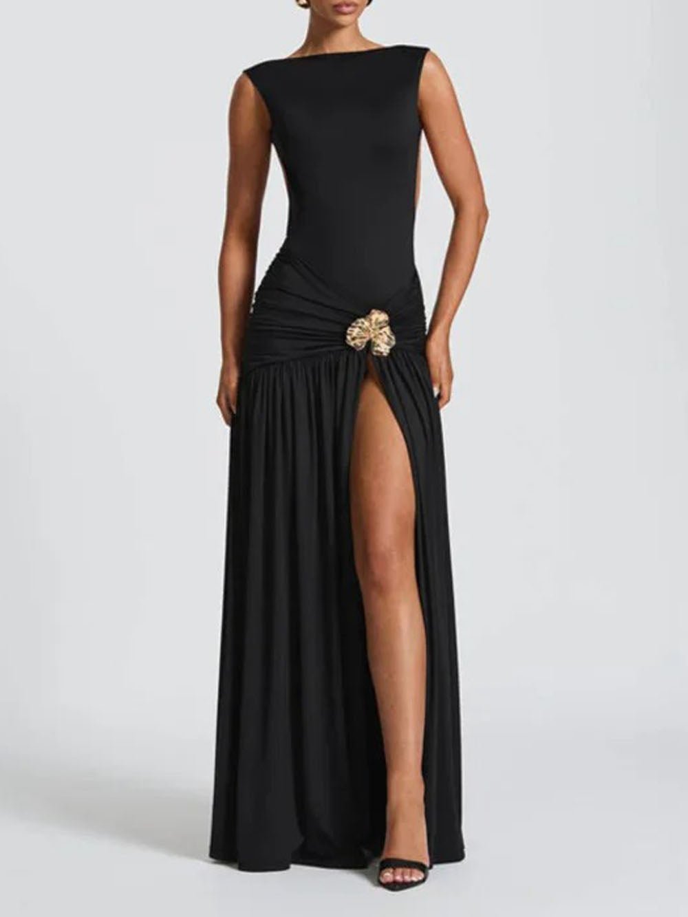 Blake Pleated Maxi Dress